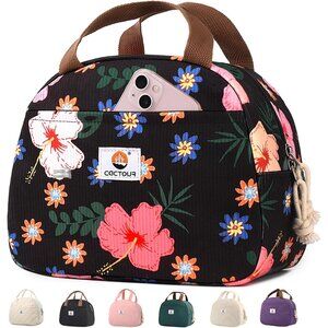 Lunch Box for Women Girls Teens,Cute Lunch Box Cooler Bag, Portable Insulated Sm